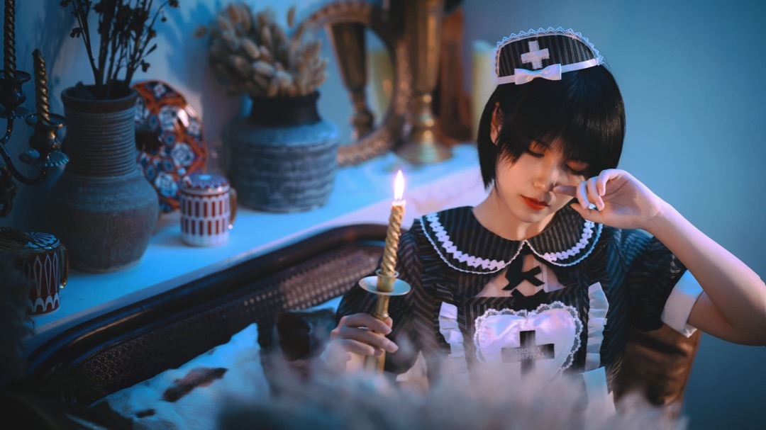 图片[1]-逐月 – NO.044 Su 昭和病院 黑白 [15P]-XikXak